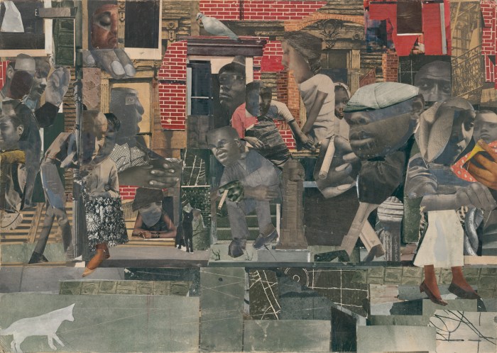 Rocket to the moon romare bearden