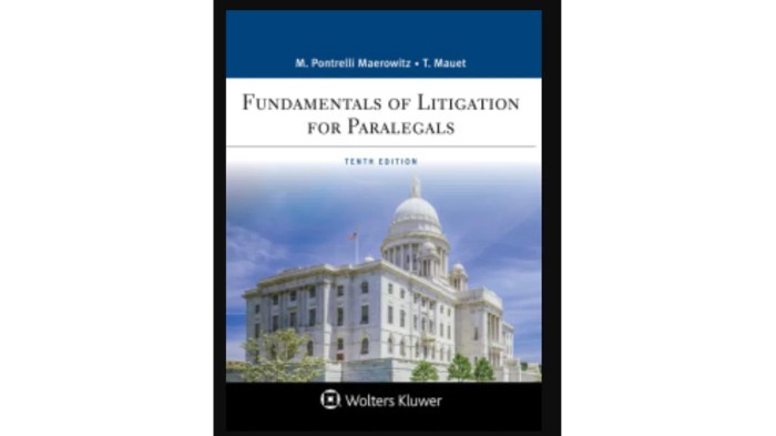 Fundamentals of litigation for paralegals