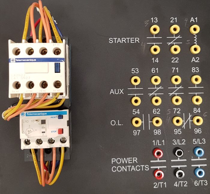 Magnetic iec overload starters relay