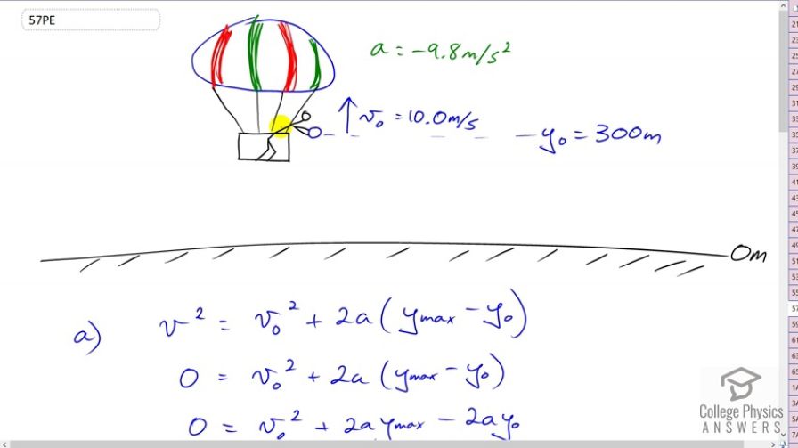 A coin is dropped from a hot air balloon