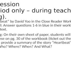 Heartbeat by david yoo answer key