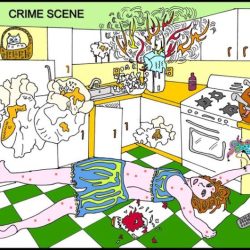 Crime scene to courtroom review puzzle template triangle answers