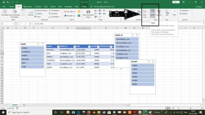 Use the state slicer to filter the pivot table