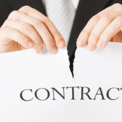 Any breach of contract effectively excuses both parties from performing.