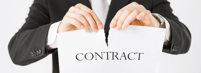 Any breach of contract effectively excuses both parties from performing.